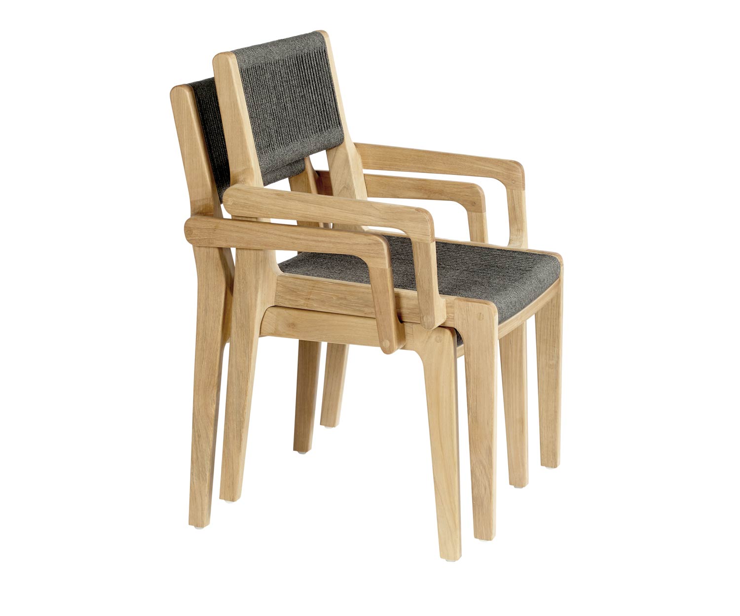 Oasiq Poltrona Skagen design in teak, impilabile Oasiq Poltrona Skagen design in teak, impilabile
