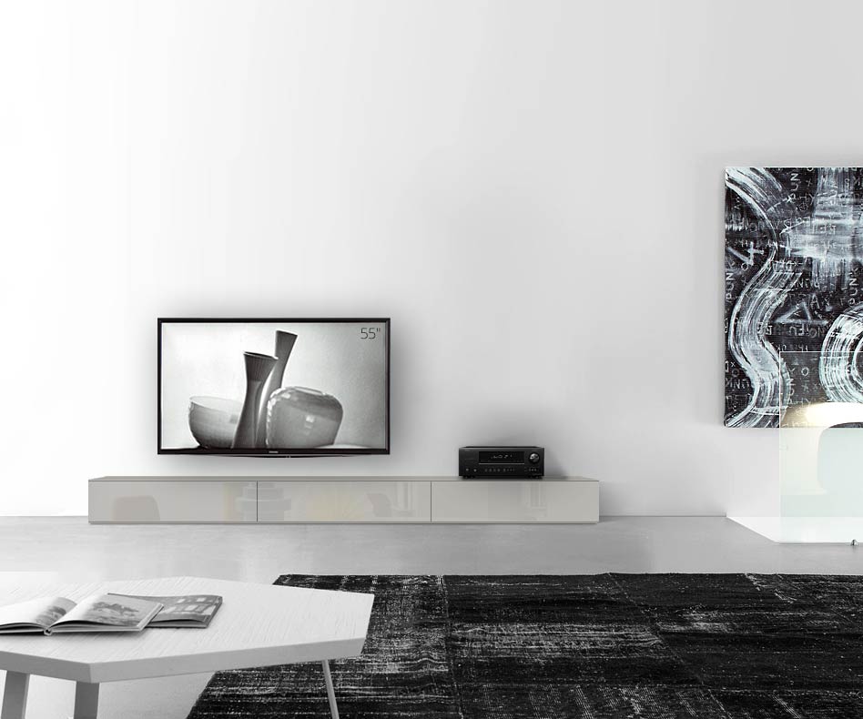/Piano ribassato di design B270 H27 grigio chiaro lucido /Piano ribassato di design B270 H27 grigio chiaro lucido