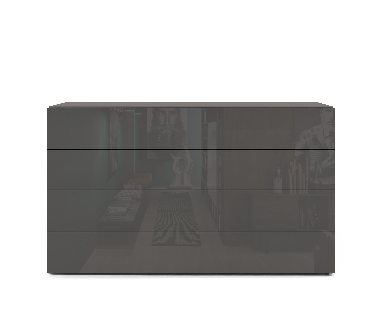 Novamobili Cassettiera Easy 4 posti B108 quarzo410 Novamobili Cassettiera Easy 4 posti B108 quarzo410