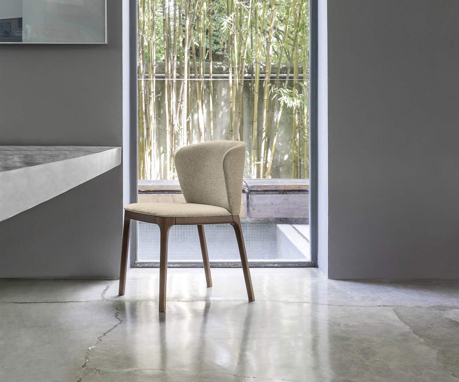 Novamobili Sedia di design in noce marino noce Novamobili Sedia di design in noce marino noce