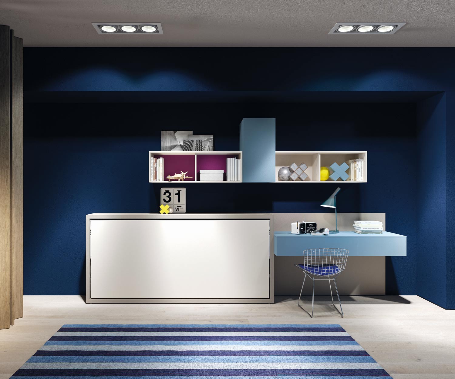 Esclusivo Clei Kali 90/120 Design armadio letto per la camera dei bambini Esclusivo Clei Kali 90/120 Design armadio letto per la camera dei bambini