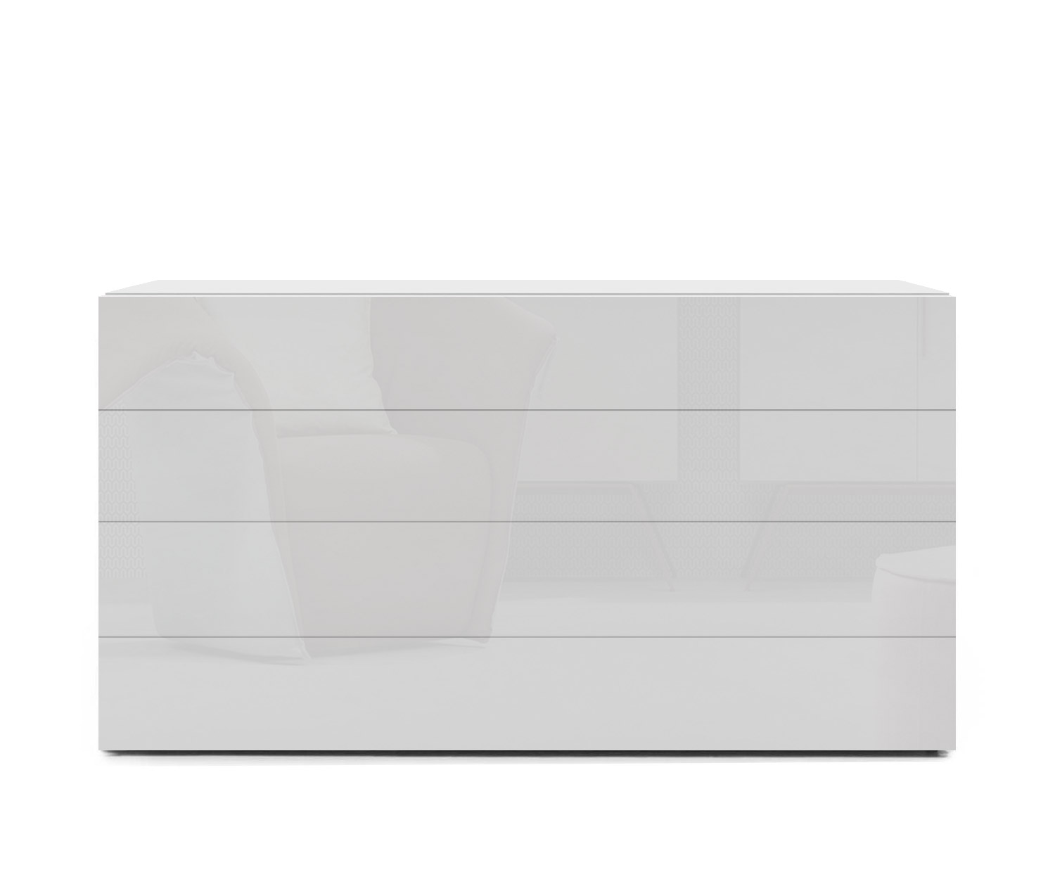 Novamobili Cassettiera Easy 4 posti B128 bianco400 Novamobili Cassettiera Easy 4 posti B128 bianco400