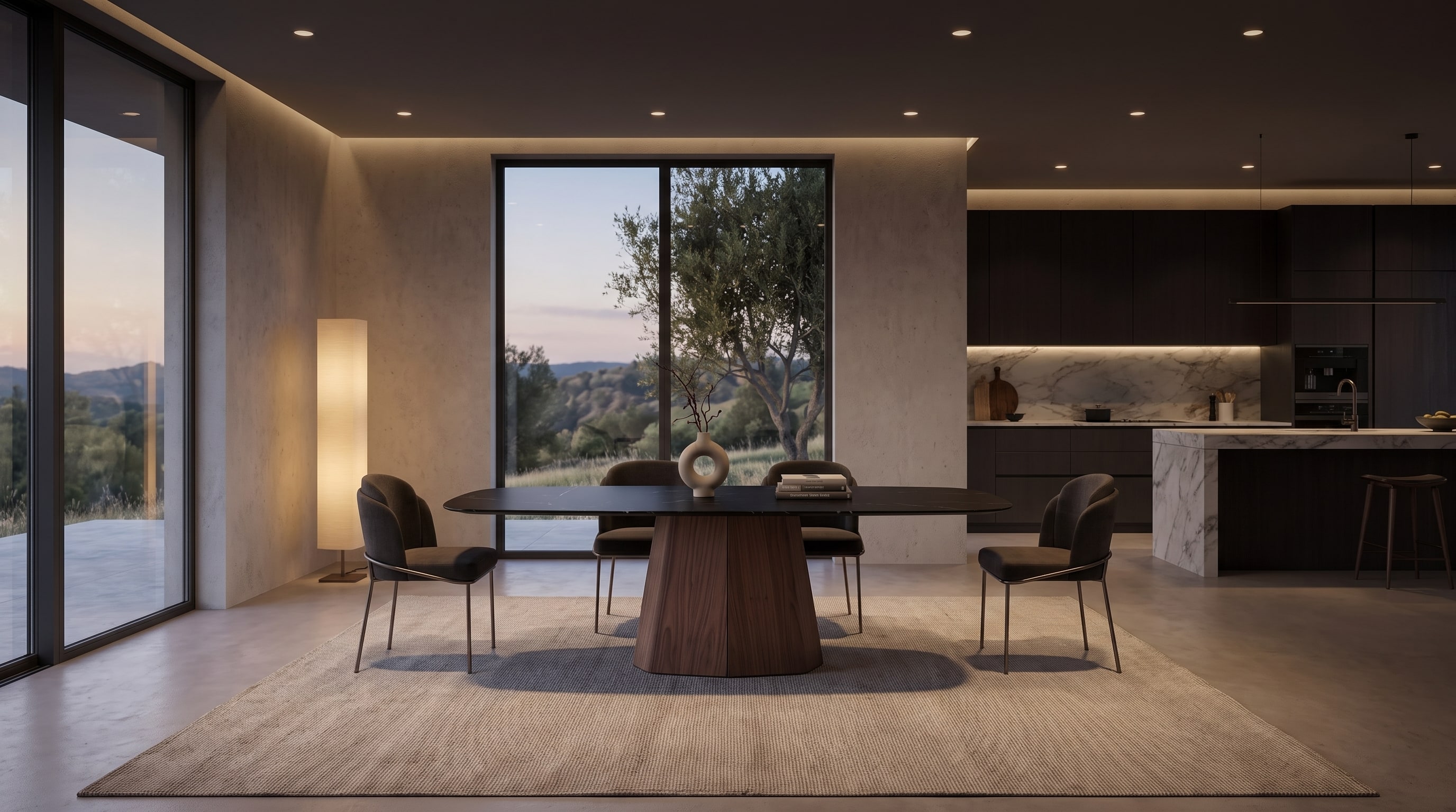 Tavolo Designer Ceramica & Legno: Perché la ceramica scura radica gli ambienti