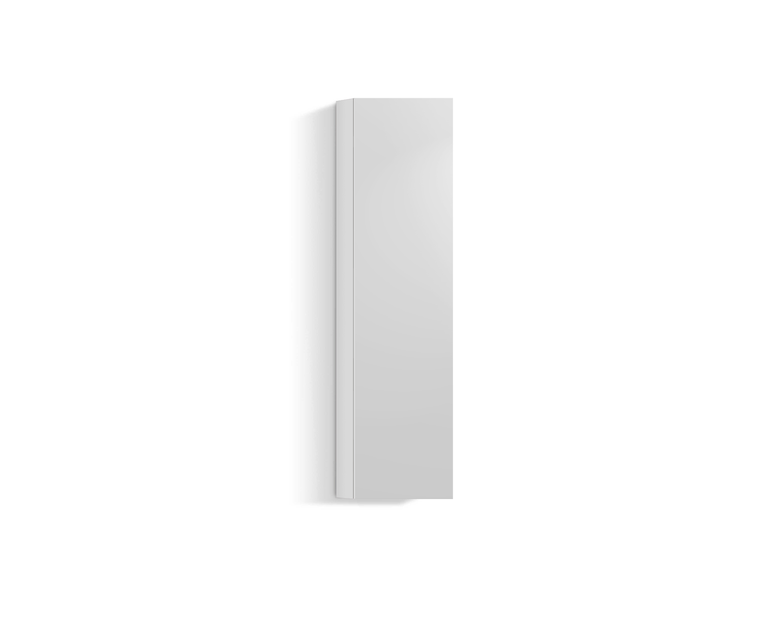 Parete attrezzata design verticale H128 L30 bianco300 Parete attrezzata design verticale H128 L30 bianco300