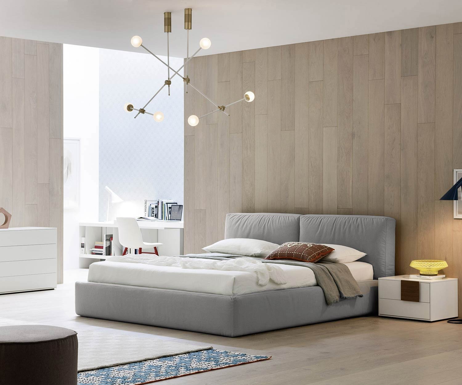 Novamobili Letto imbottito in mattoni con base letto