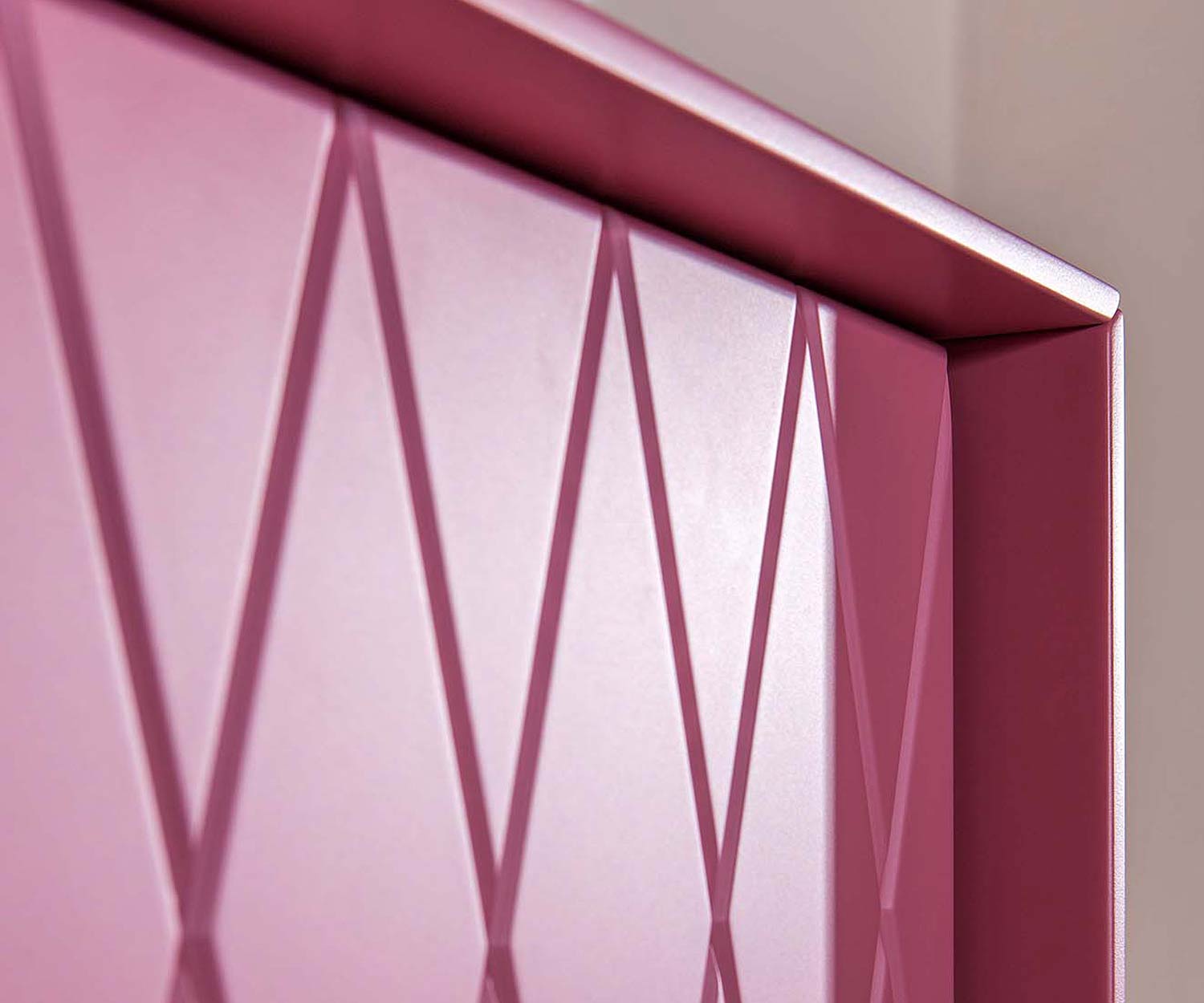 Moderno al2 design highboard e klipse 009 in rosa Moderno al2 design highboard e klipse 009 in rosa