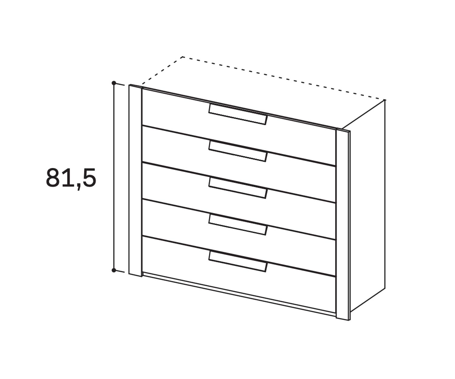 Novamobili Armadio accessori Armadi 5 cassetti Novamobili Armadio accessori Armadi 5 cassetti