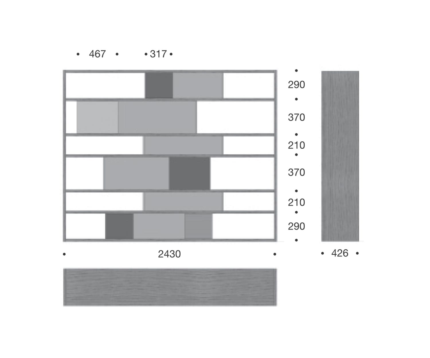 Livitalia Libreria di design C83 Livitalia Libreria di design C83