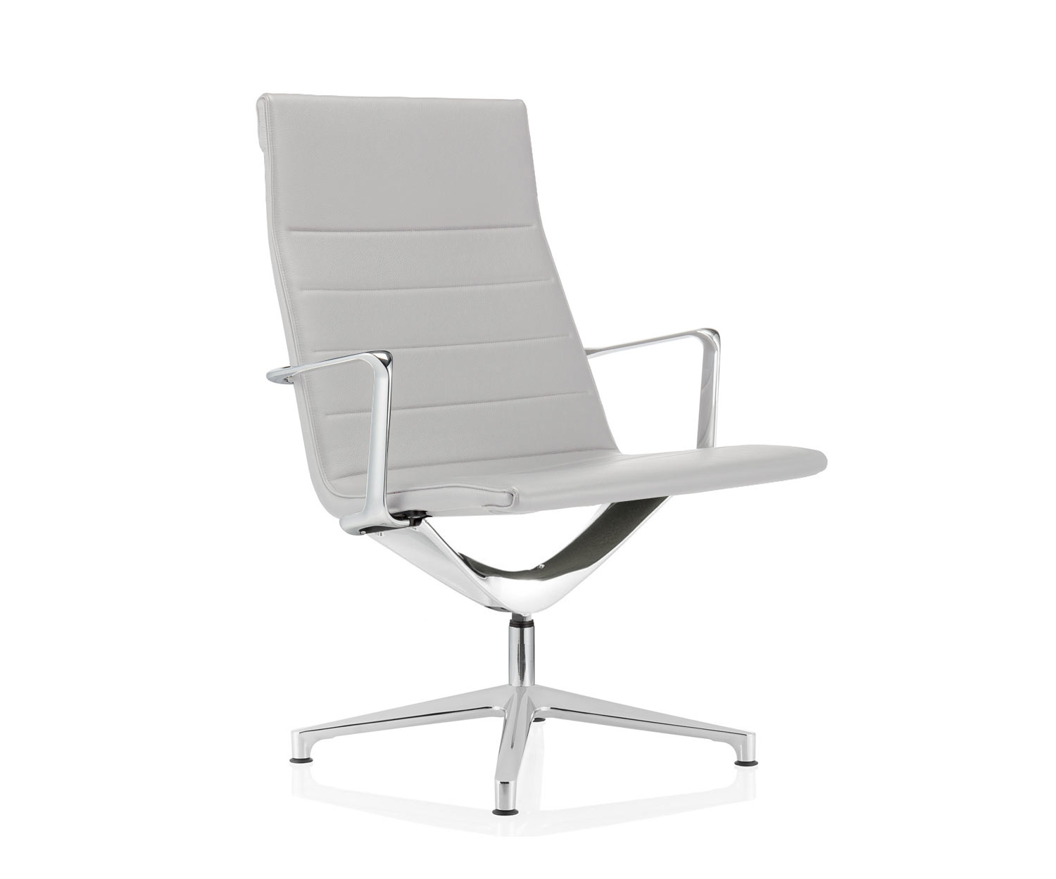 ICF Vela Lounge in pelle 915 bianco H69 ICF Vela Lounge in pelle 915 bianco H69