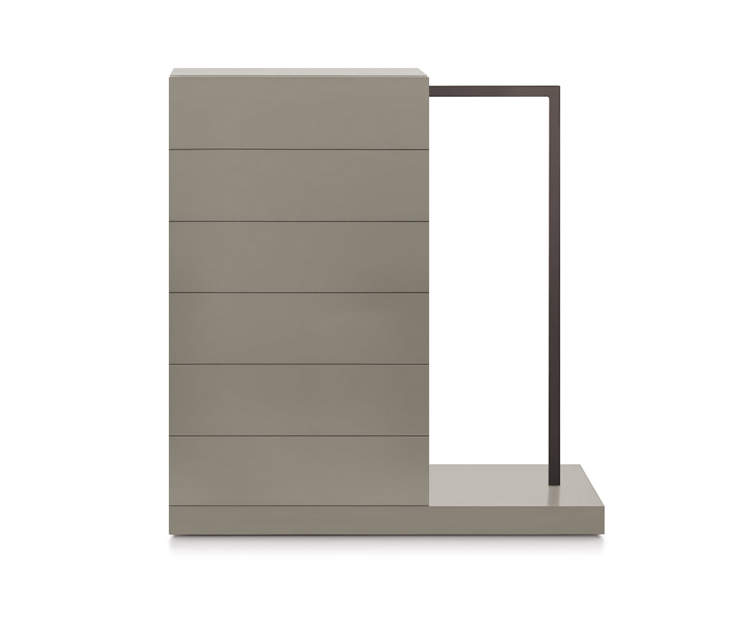 Novamobili Easy6 cassettiera alta + armadio destro L64cm sabbia opaco333 Novamobili Easy6 cassettiera alta + armadio destro L64cm sabbia opaco333
