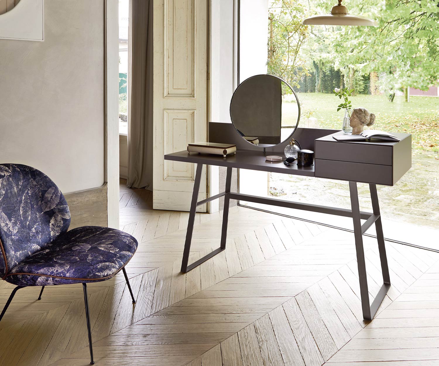 Esclusiva Livitalia Segreteria di design Segreto in antracite opaco Esclusiva Livitalia Segreteria di design Segreto in antracite opaco