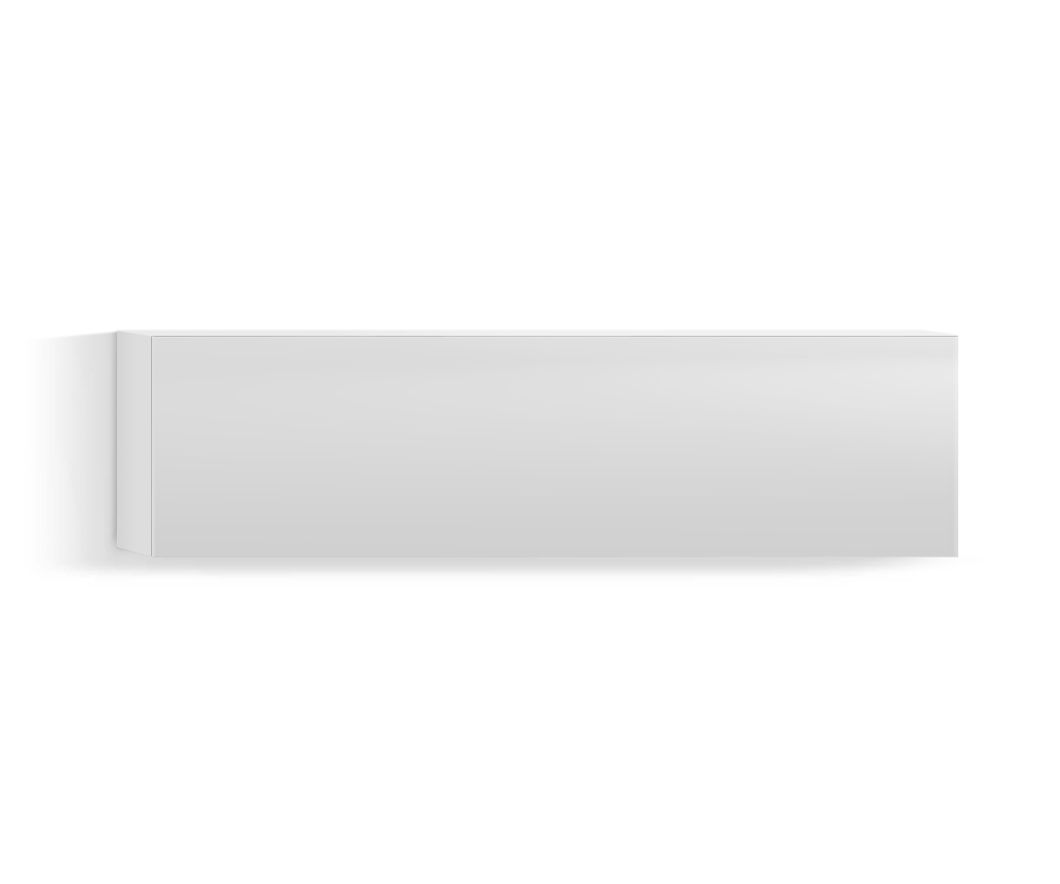 Parete attrezzata di design per soggiorno Orizzontale H32 L120 fondo bianco300 Parete attrezzata di design per soggiorno Orizzontale H32 L120 fondo bianco300