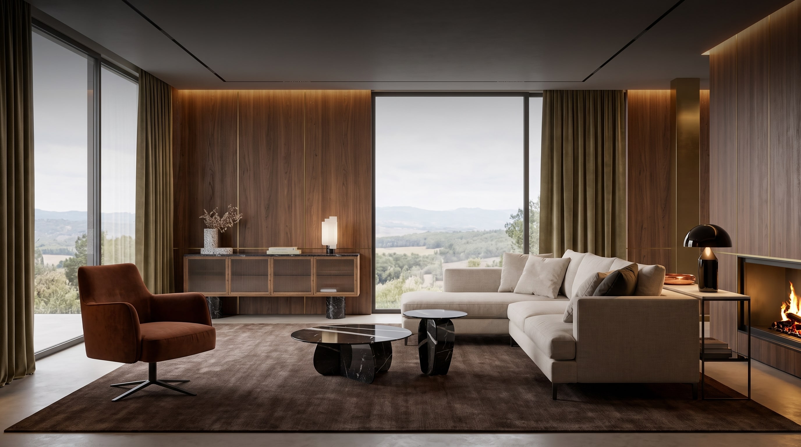12 Idee Modern Retro Luxe: Come il 70s Revival Trasforma gli Ambienti Spogli in Oasi di Calore