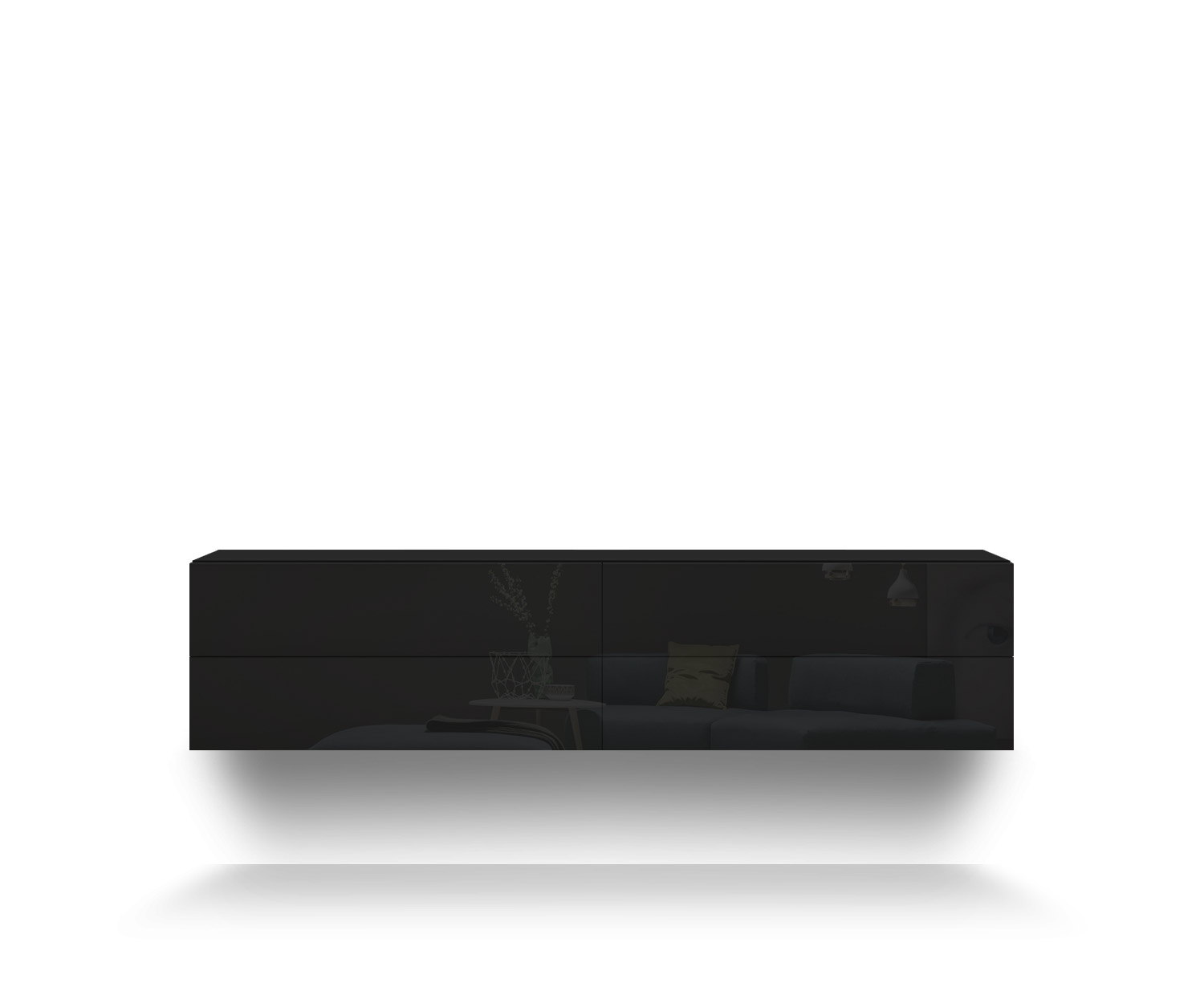 Novamobili Pensile Easy 4 posti B152 nero418 Novamobili Pensile Easy 4 posti B152 nero418