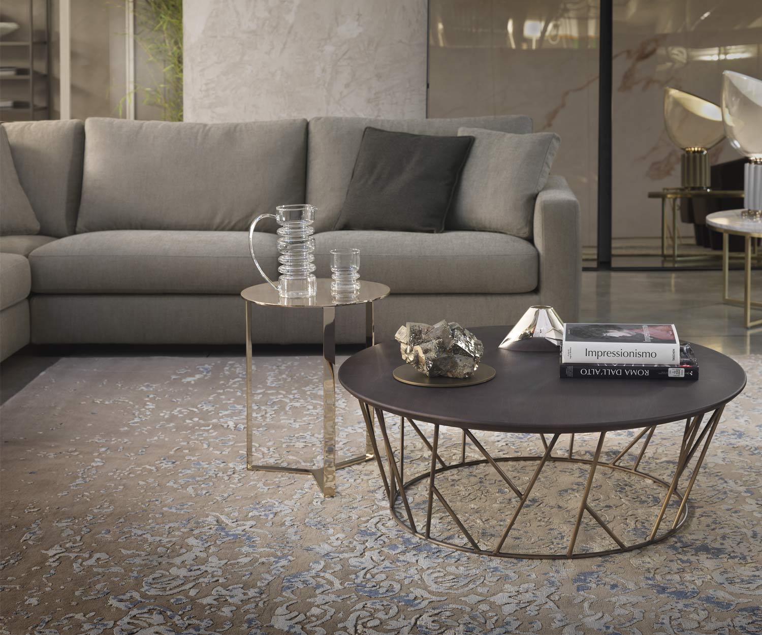 Divano angolare design Oliver di Marelli con chaise lounge