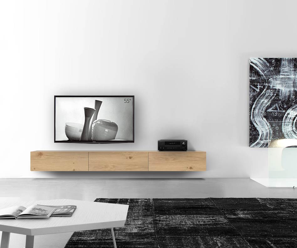 Livitalia Design in legno configuratore a parete 270 cm 32 cm 46 cm rovere chiaro Livitalia Design in legno configuratore a parete 270 cm 32 cm 46 cm rovere chiaro