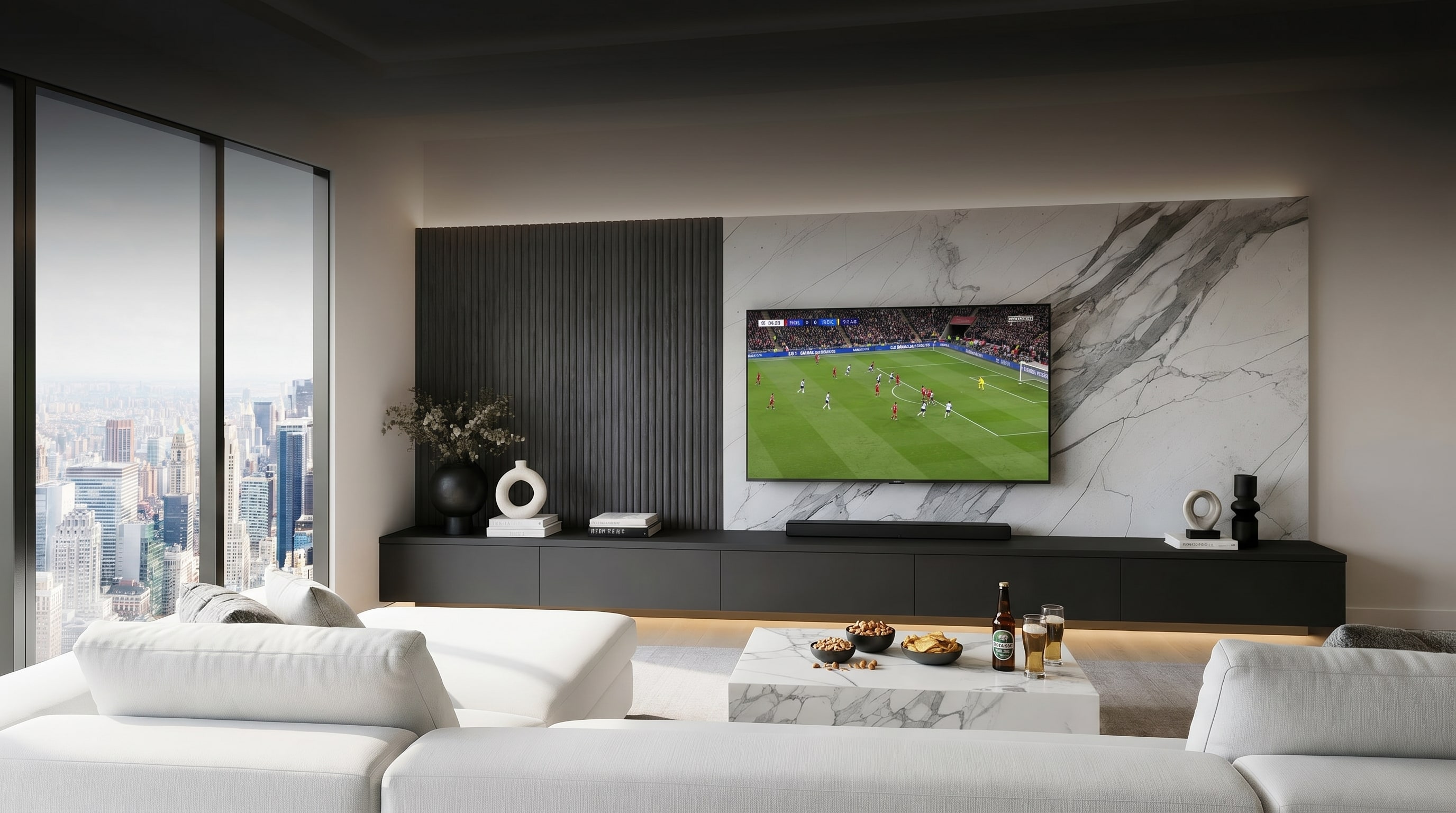Soundbar o Altoparlanti? Il consiglio degli esperti di interior design per i Mondiali
