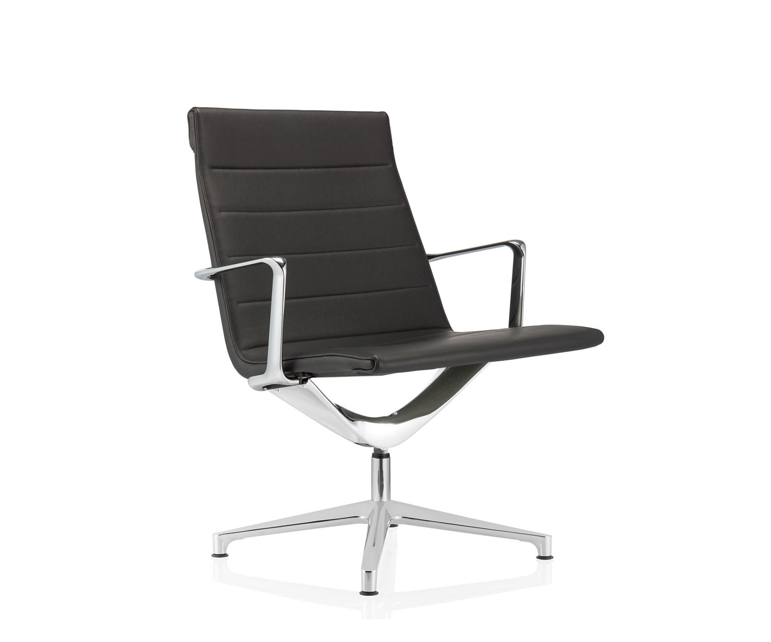 ICF Vela Lounge in pelle 901 nero H51 ICF Vela Lounge in pelle 901 nero H51