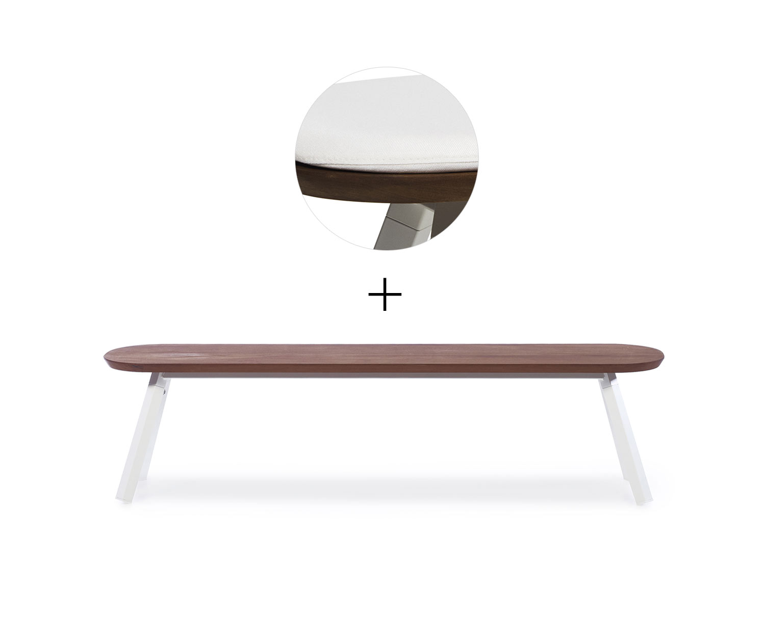 RS Barcelona Ping Pong Bench Bianco B180 cm Bianco Outdoor RS Barcelona Ping Pong Bench Bianco B180 cm Bianco Outdoor