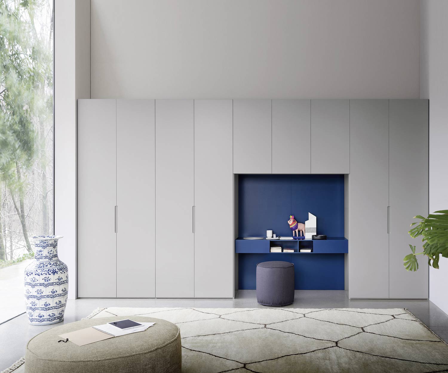 Armadio di alta qualità Novamobili Design con scrivania Armadio di alta qualità Novamobili Design con scrivania