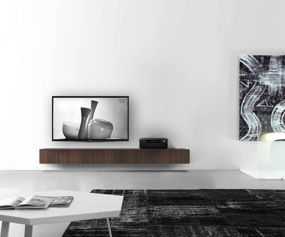 Livitalia Lavagna design in legno configuratore a parete 240 cm 24 cm 46 cm rovere marrone Livitalia Lavagna design in legno configuratore a parete 240 cm 24 cm 46 cm rovere marrone