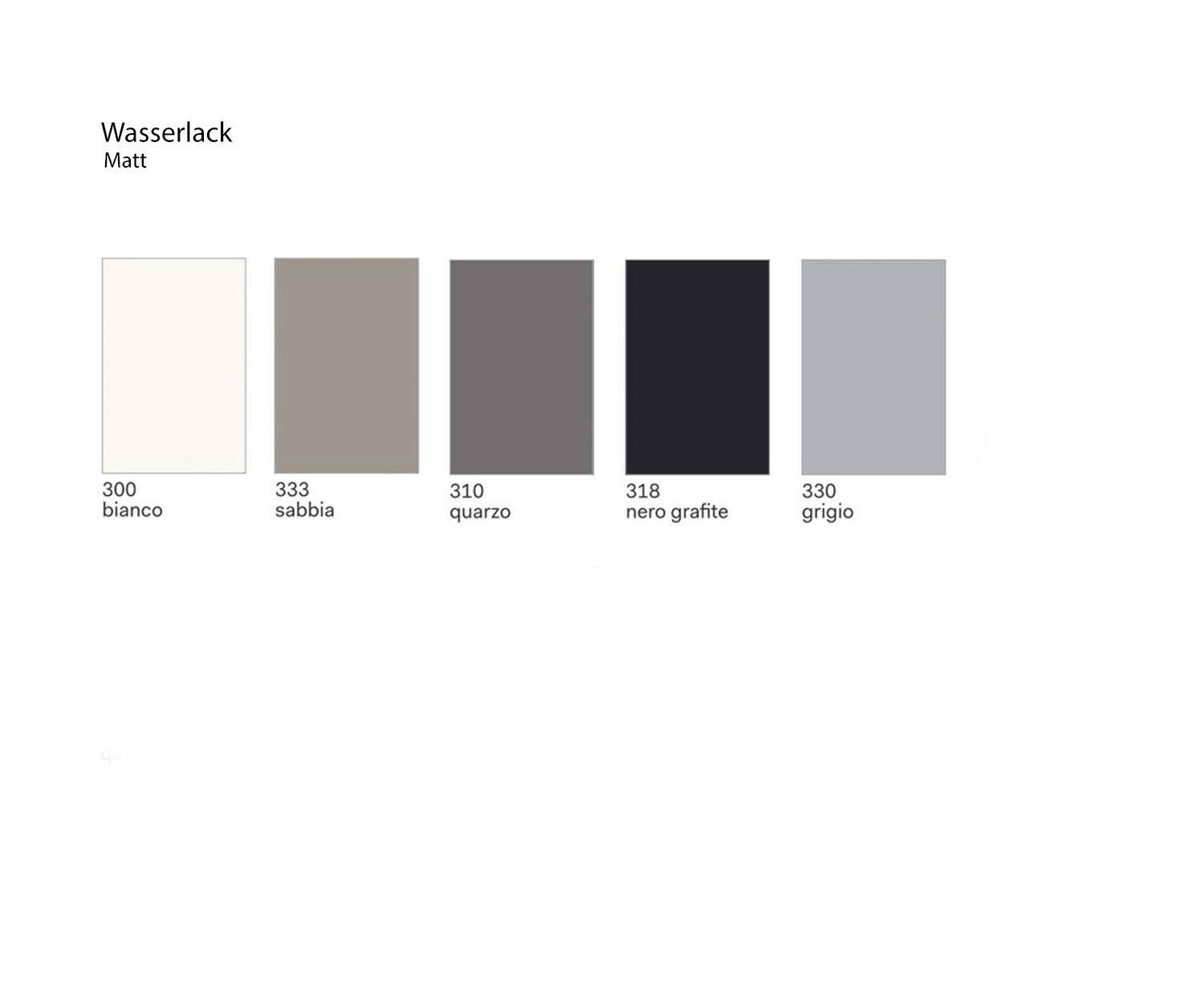 Colori opachi per il mobile angolare di design Novamobili Alfa  Colori opachi per il mobile angolare di design Novamobili Alfa