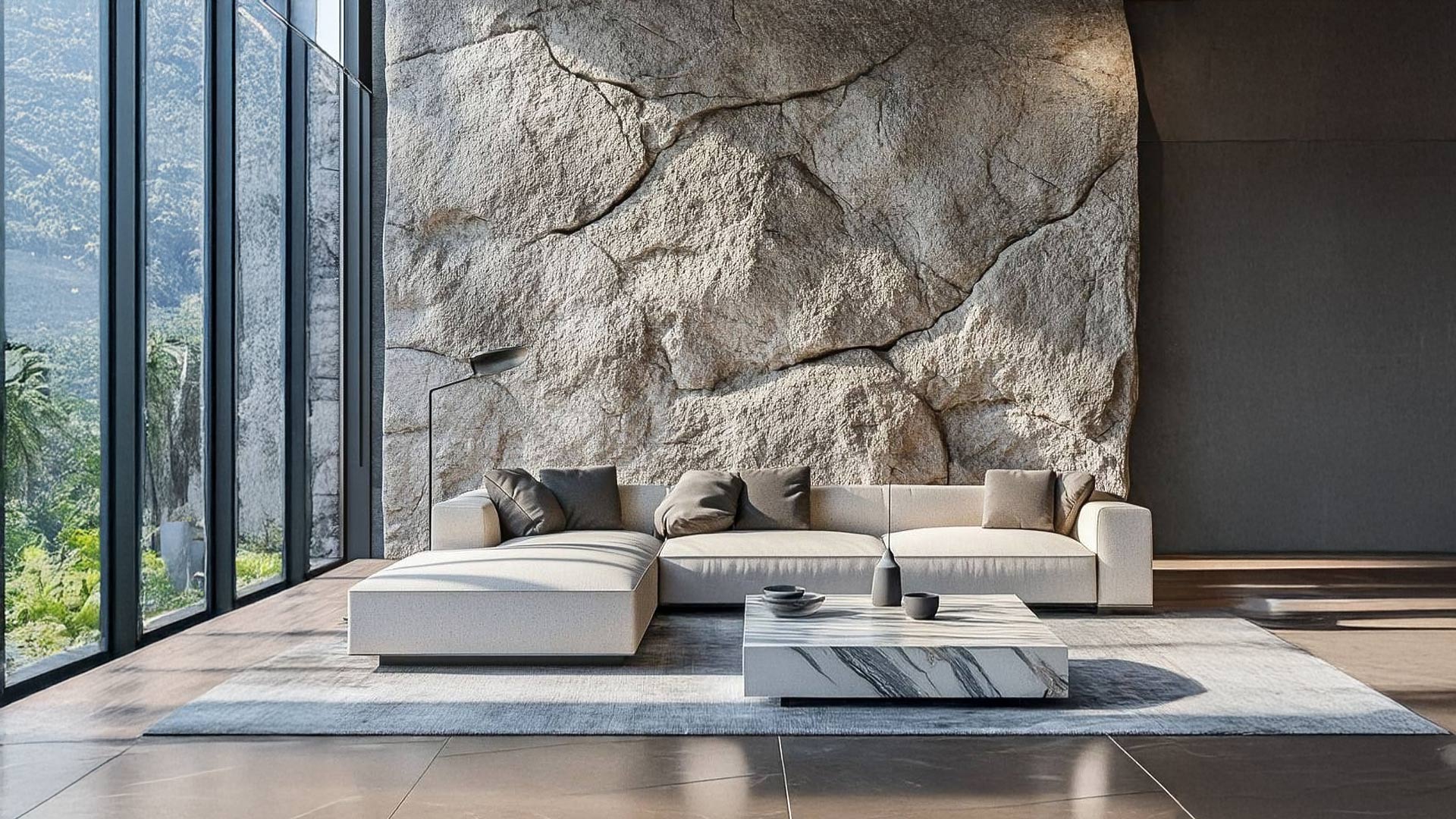 10 Wohnzimmer-Ideen mit grauem Sofa