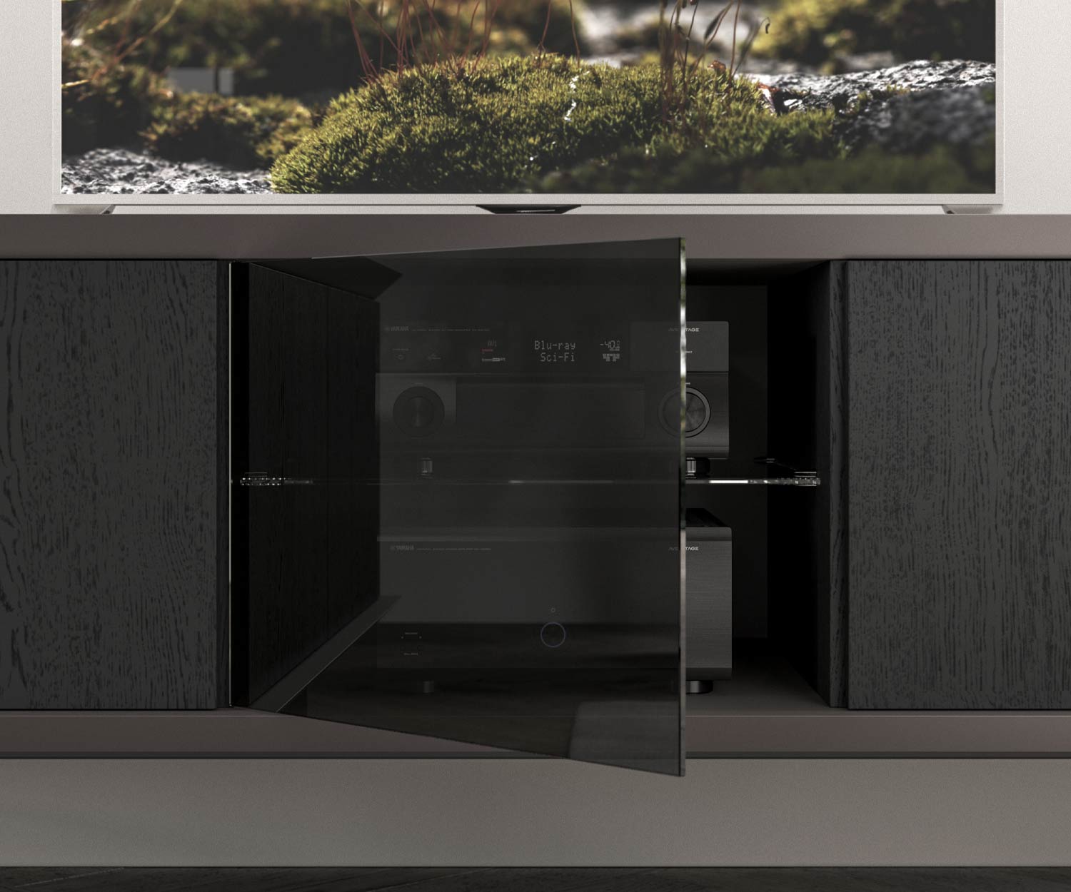 Lavagna di design di alta qualità su gambe con vano a giorno per la tecnologia Lavagna di design di alta qualità su gambe con vano a giorno per la tecnologia