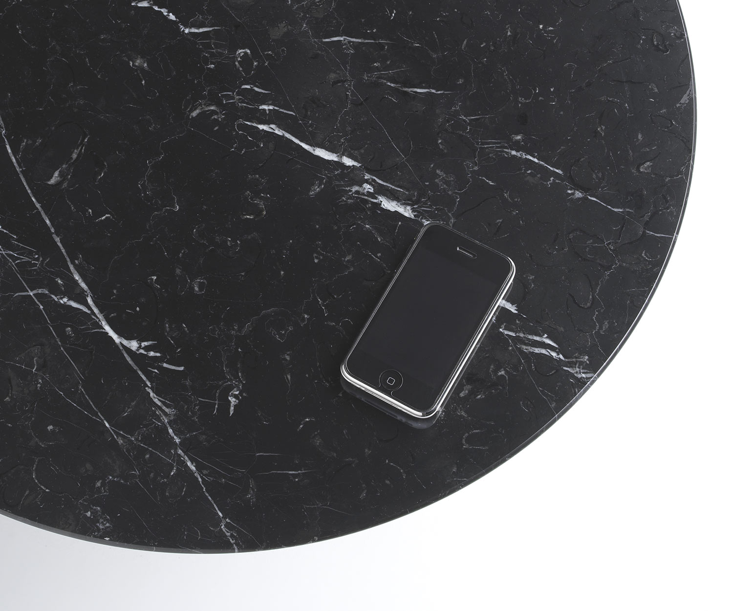Moderno Marelli Tavolino in marmo nero Marquina Moderno Marelli Tavolino in marmo nero Marquina
