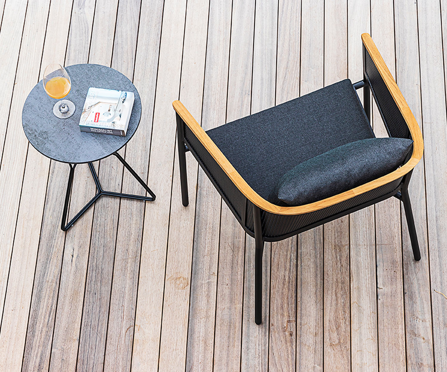 Esclusiva Oasiq Sedia da giardino di design Riad con struttura in alluminio Esclusiva Oasiq Sedia da giardino di design Riad con struttura in alluminio