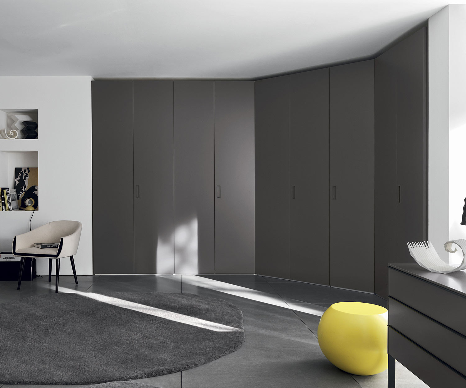 Esclusivo Novamobili Armadio angolare di design Alfa YNCA Esclusivo Novamobili Armadio angolare di design Alfa YNCA