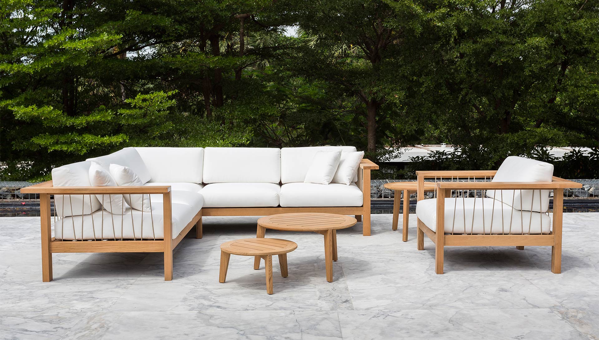 Mobili da giardino in teak Mobili da giardino in teak