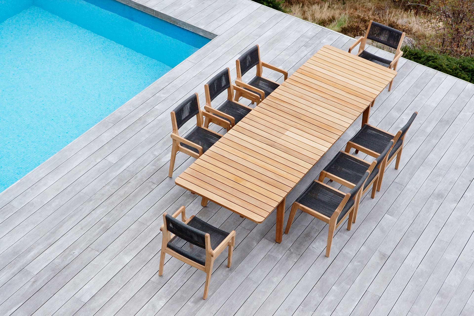 Mobili da giardino in teak