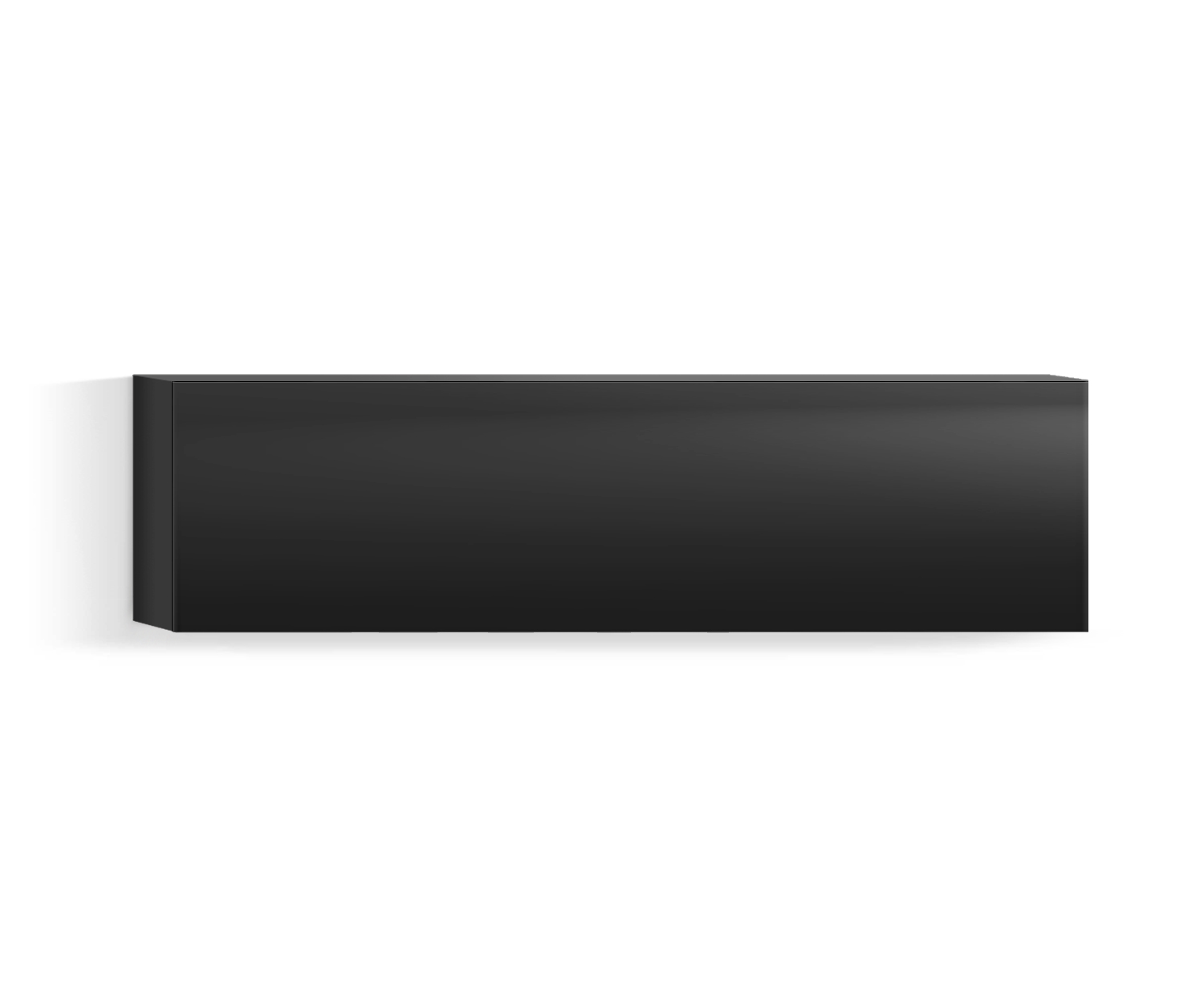 Parete attrezzata di design per soggiorno Orizzontale H32 L120 fondo nero318 Parete attrezzata di design per soggiorno Orizzontale H32 L120 fondo nero318