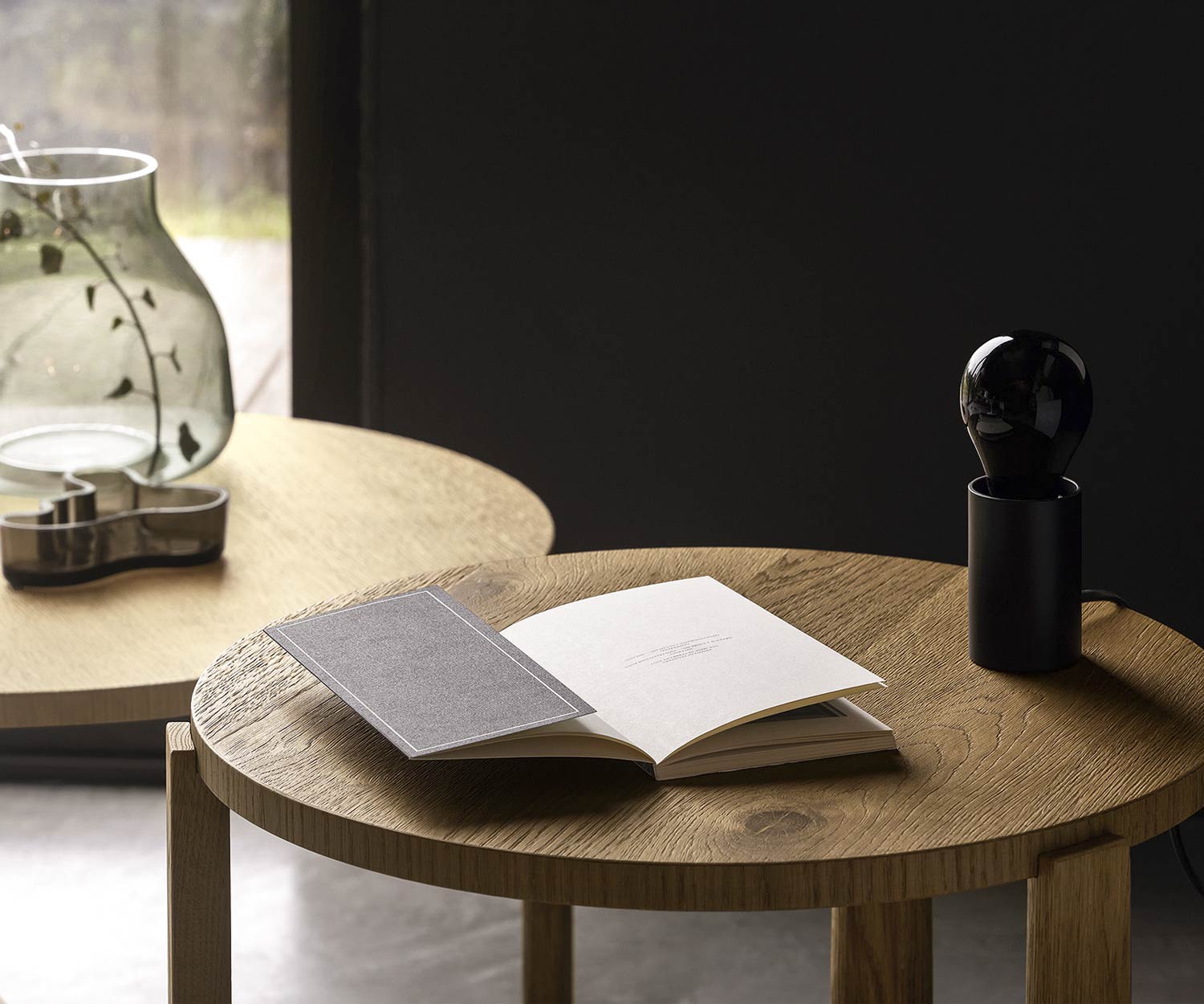 Livitalia Tavolino di design Madeira rovere chiaro & Caramello Livitalia Tavolino di design Madeira rovere chiaro & Caramello