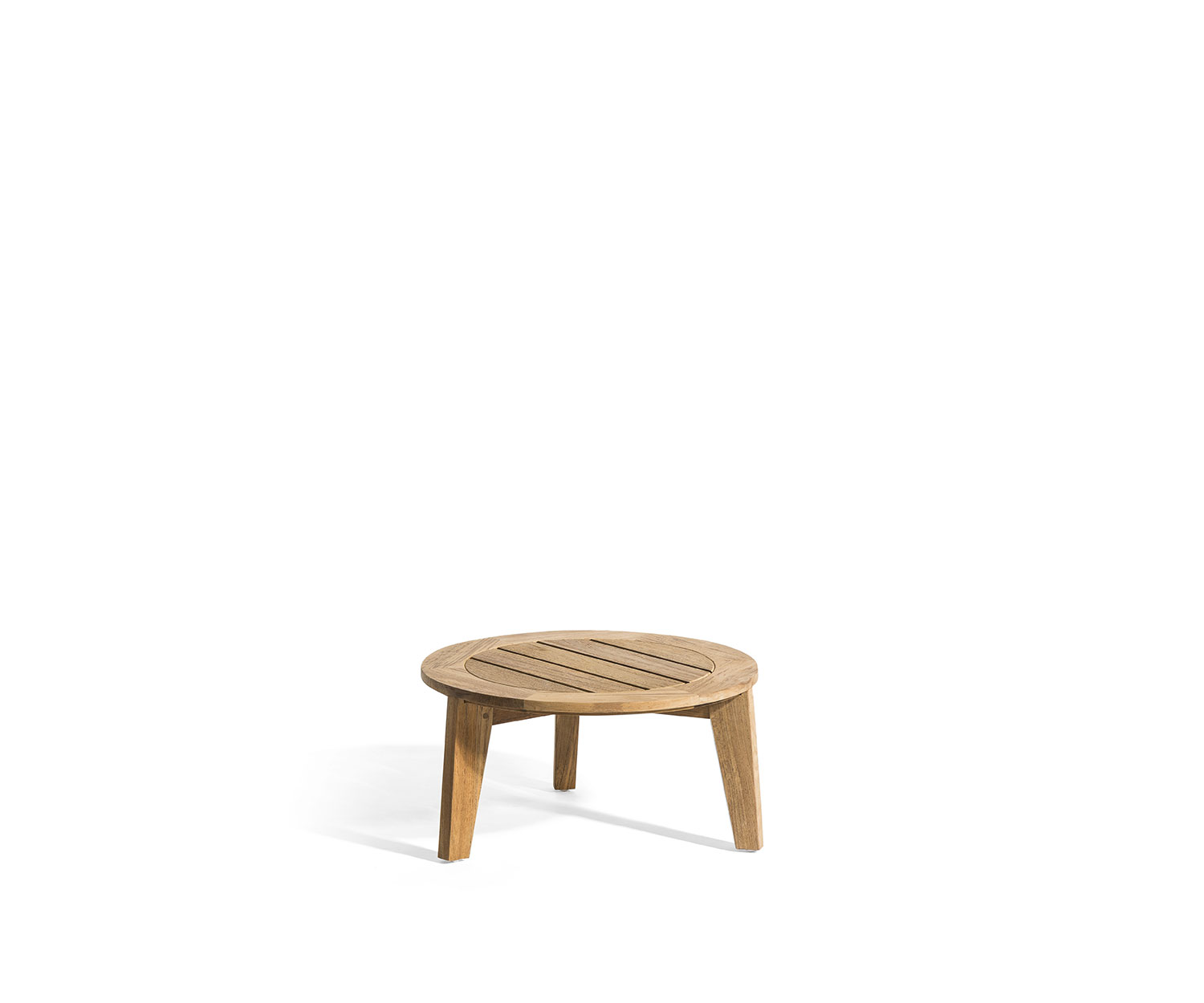 Oasiq Tavolino Attol in teak Ø 50 cm x H 26 cm