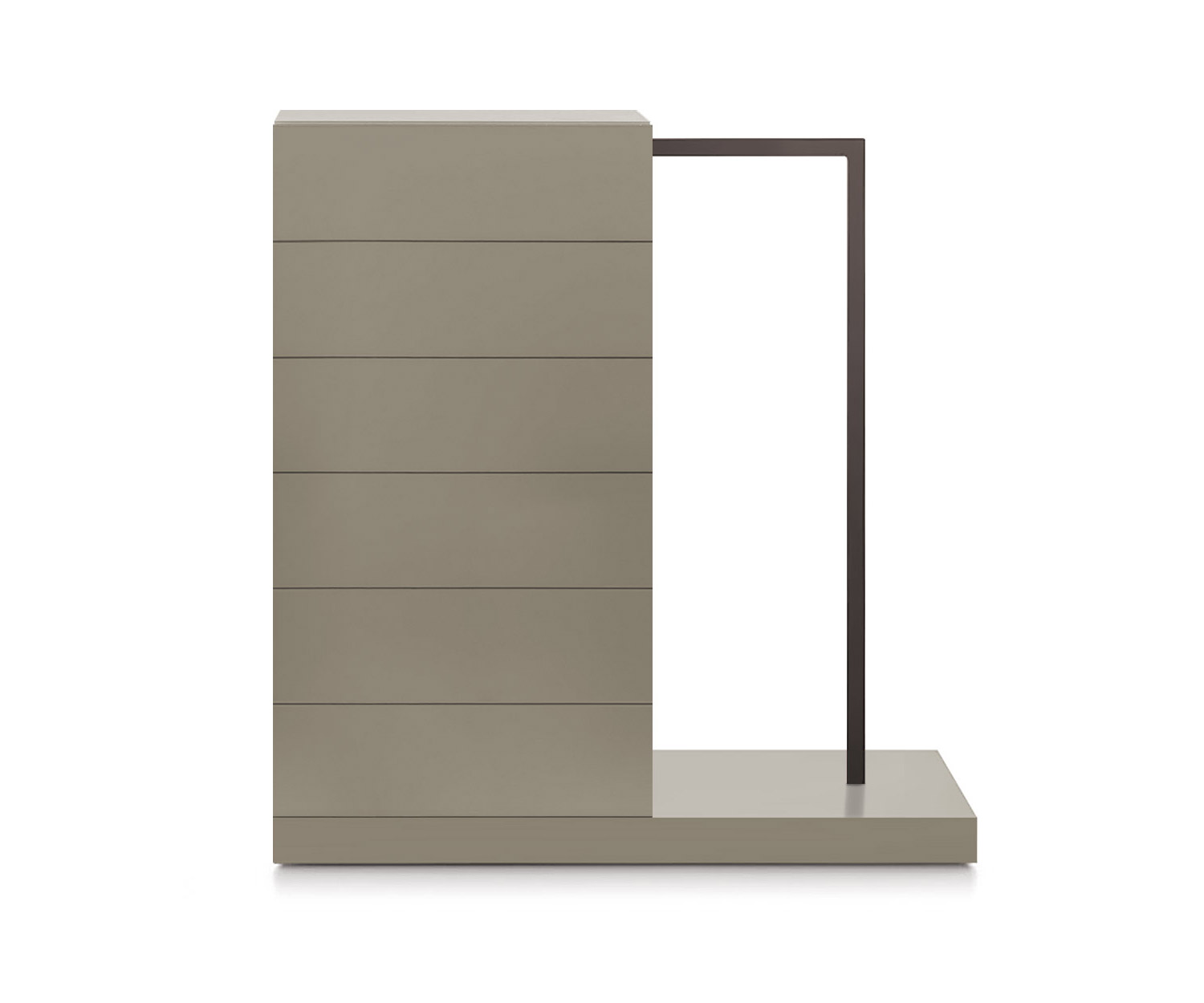 Novamobili Easy6 cassettiera alta + armadio destro L54cm sabbia opaco333 Novamobili Easy6 cassettiera alta + armadio destro L54cm sabbia opaco333