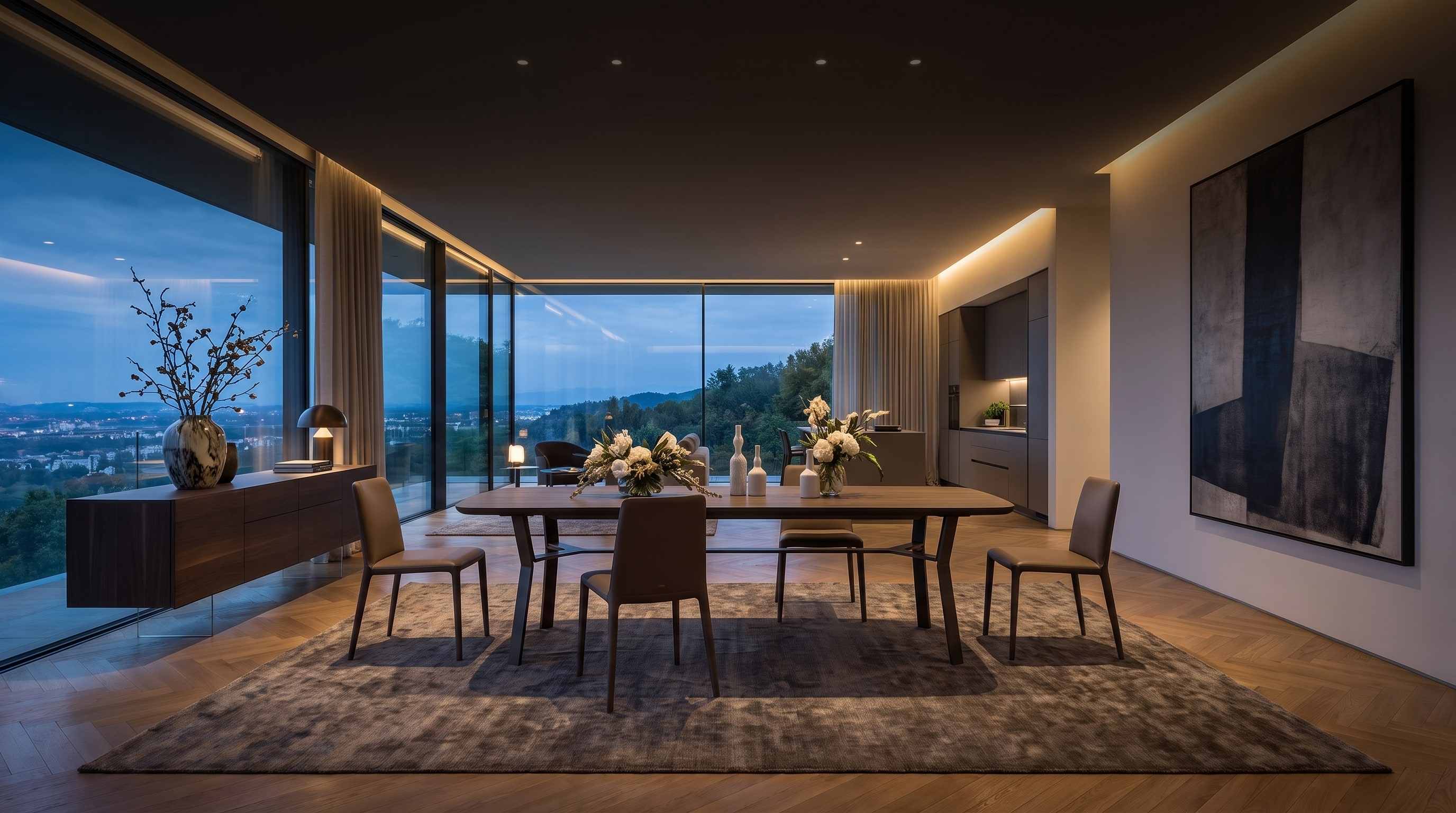 Modernes Esszimmer einrichten: 14 Ideen von der Tafel bis zum Sideboard