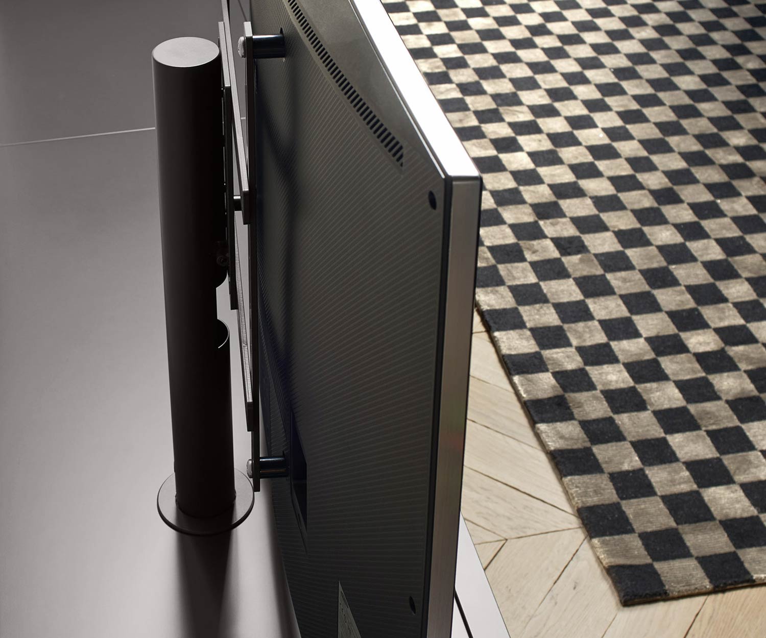 Moderno Livitalia Parete attrezzata di design C43 in dettaglio Parete bassa di design con supporto TV