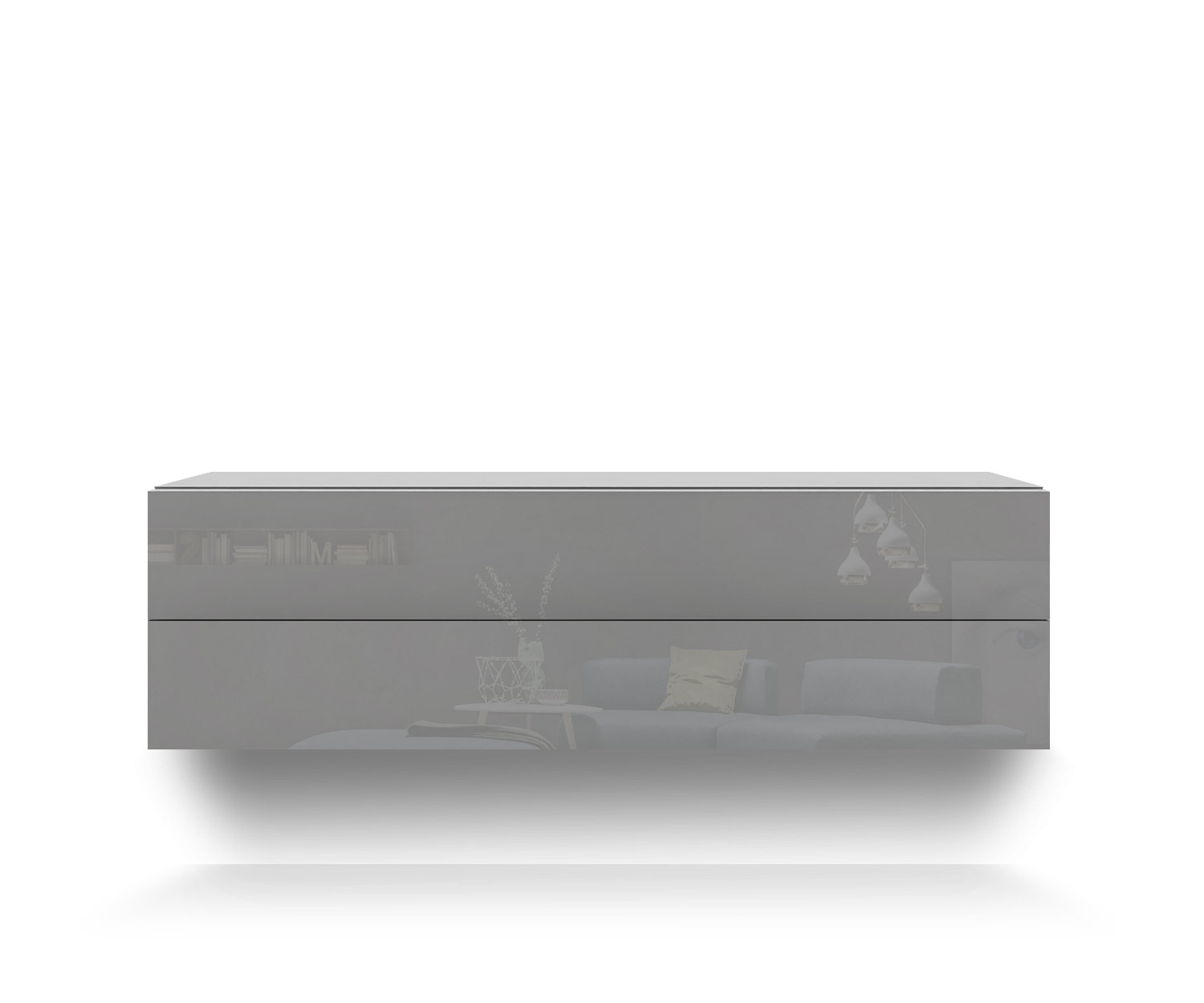 Novamobili Pensile Easy 2 posti B108 grigio chiaro430 Novamobili Pensile Easy 2 posti B108 grigio chiaro430