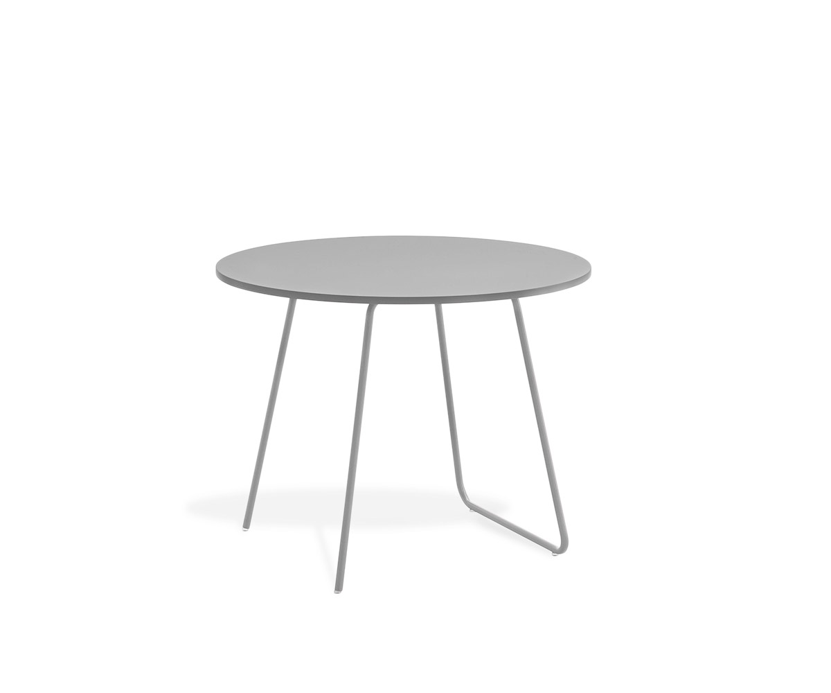 Novamobili Tavolino Orbis Ø 60cm grigio chiaro opaco330 Novamobili Tavolino Orbis Ø 60cm grigio chiaro opaco330