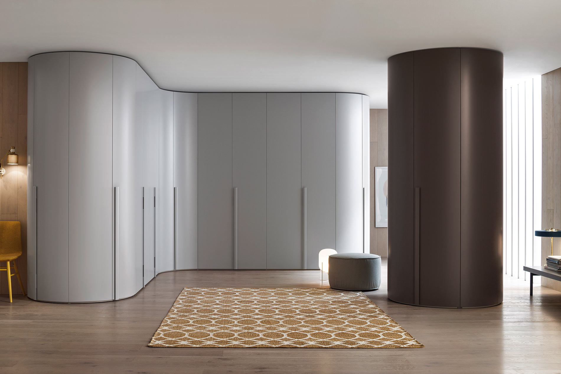 Unità angolare rotonda di lusso Unità angolare rotonda di lusso