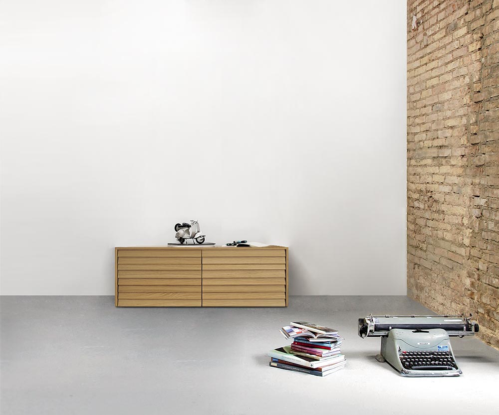 Punt Credenza Sussex piano B119 rovere super opaco Punt Credenza Sussex piano B119 rovere super opaco
