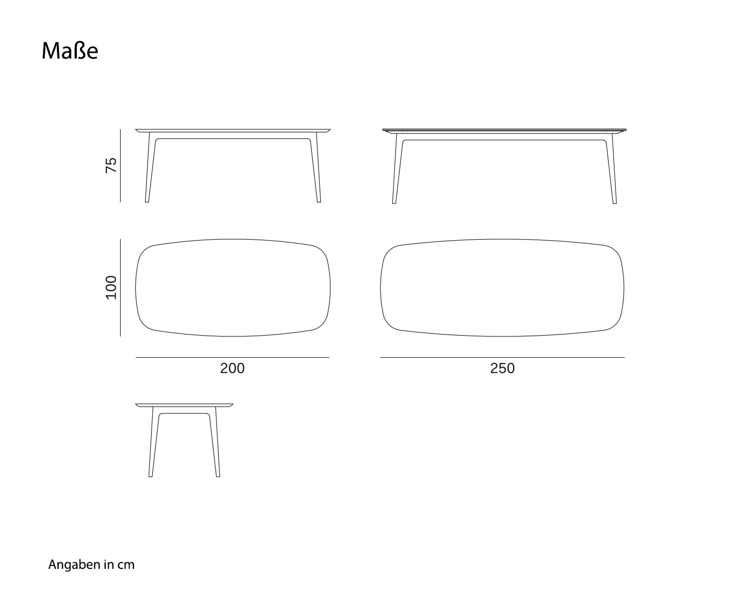 Novamobili Tavolo di design Taglie Hanami Taglie