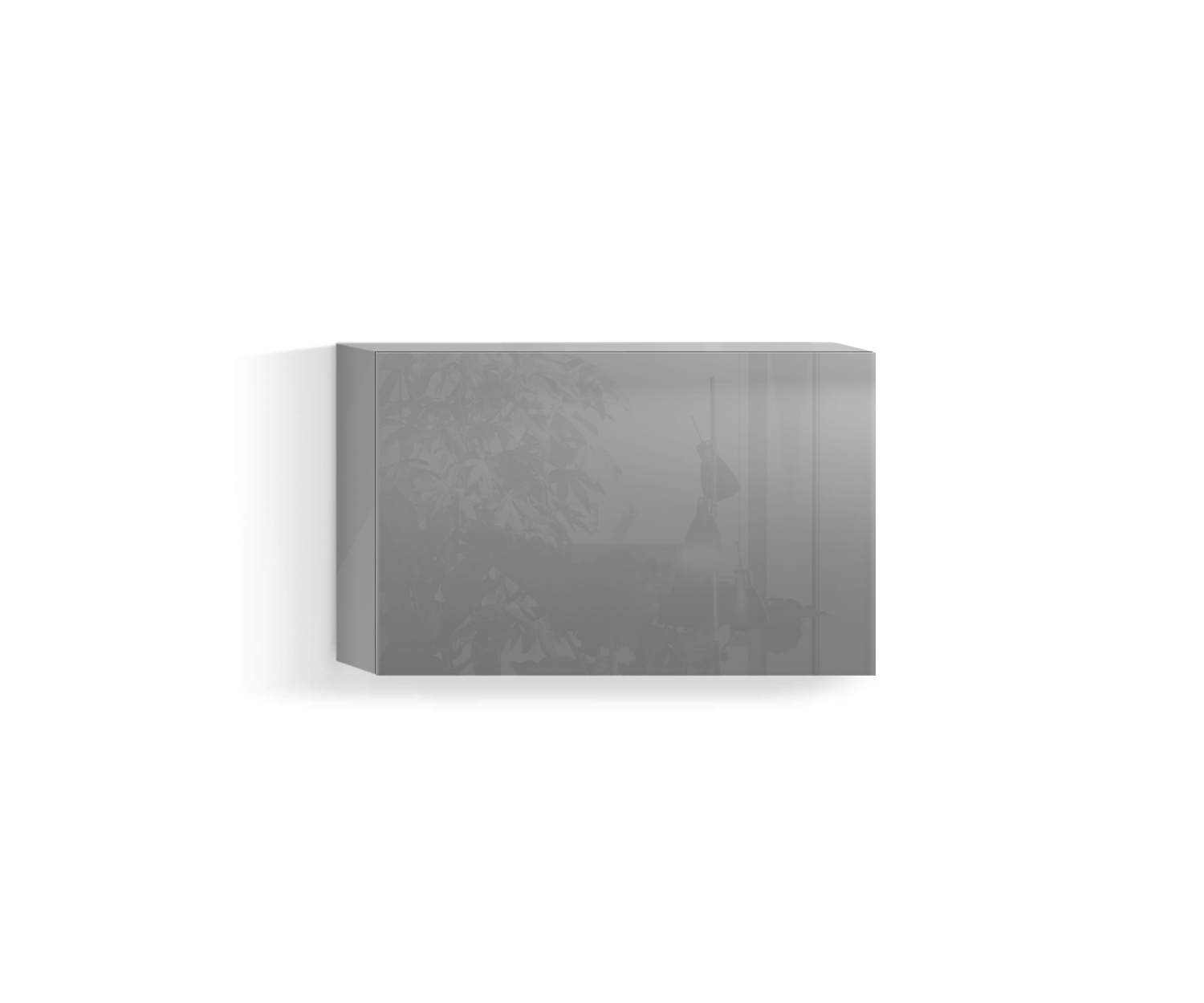 Parete attrezzata di design per soggiorno orizzontale H42 L60 top grigio chiaro430 Parete attrezzata di design per soggiorno orizzontale H42 L60 top grigio chiaro430