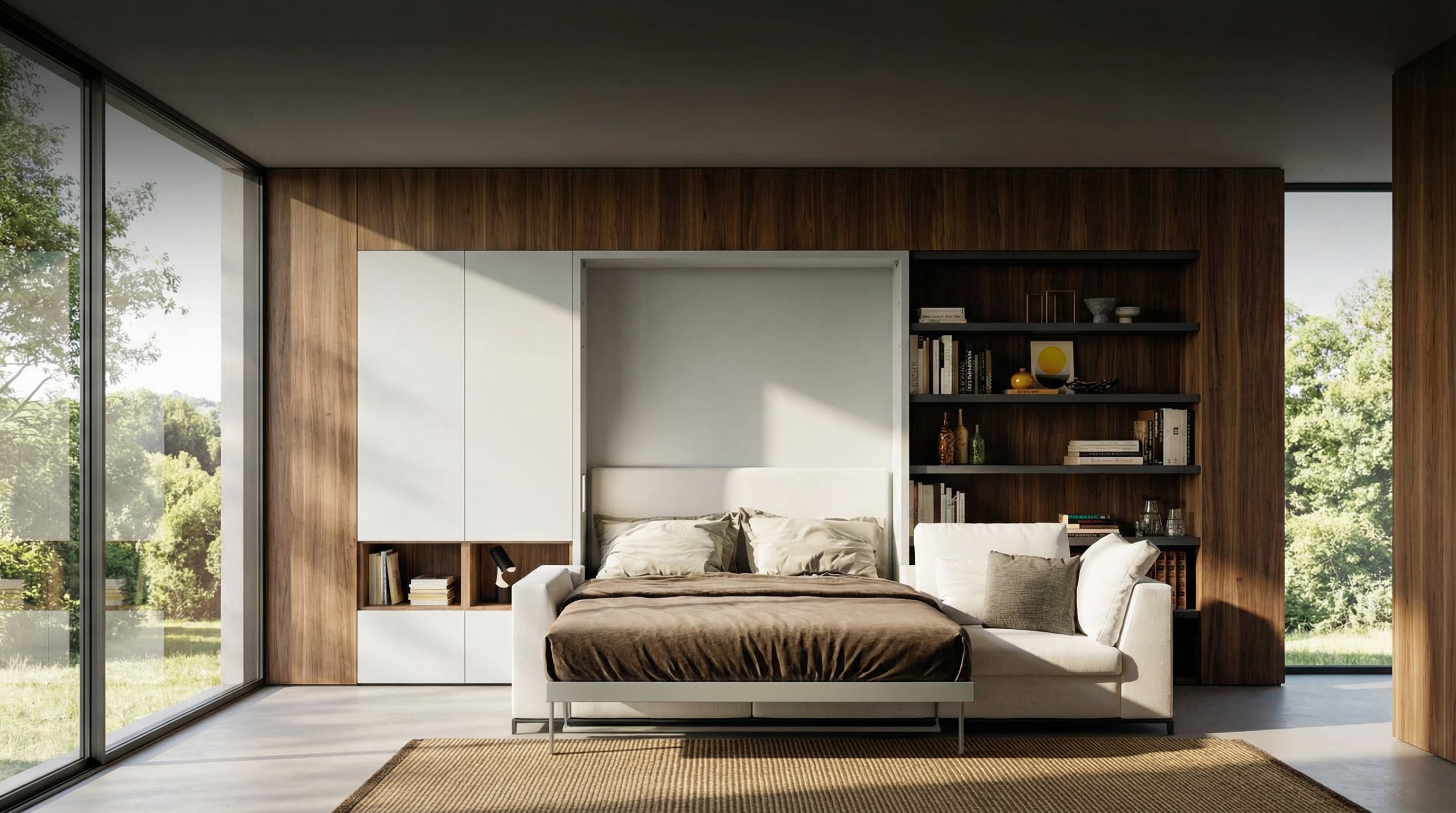 Armadio con letto: Il segreto degli hotel di lusso per i monolocali