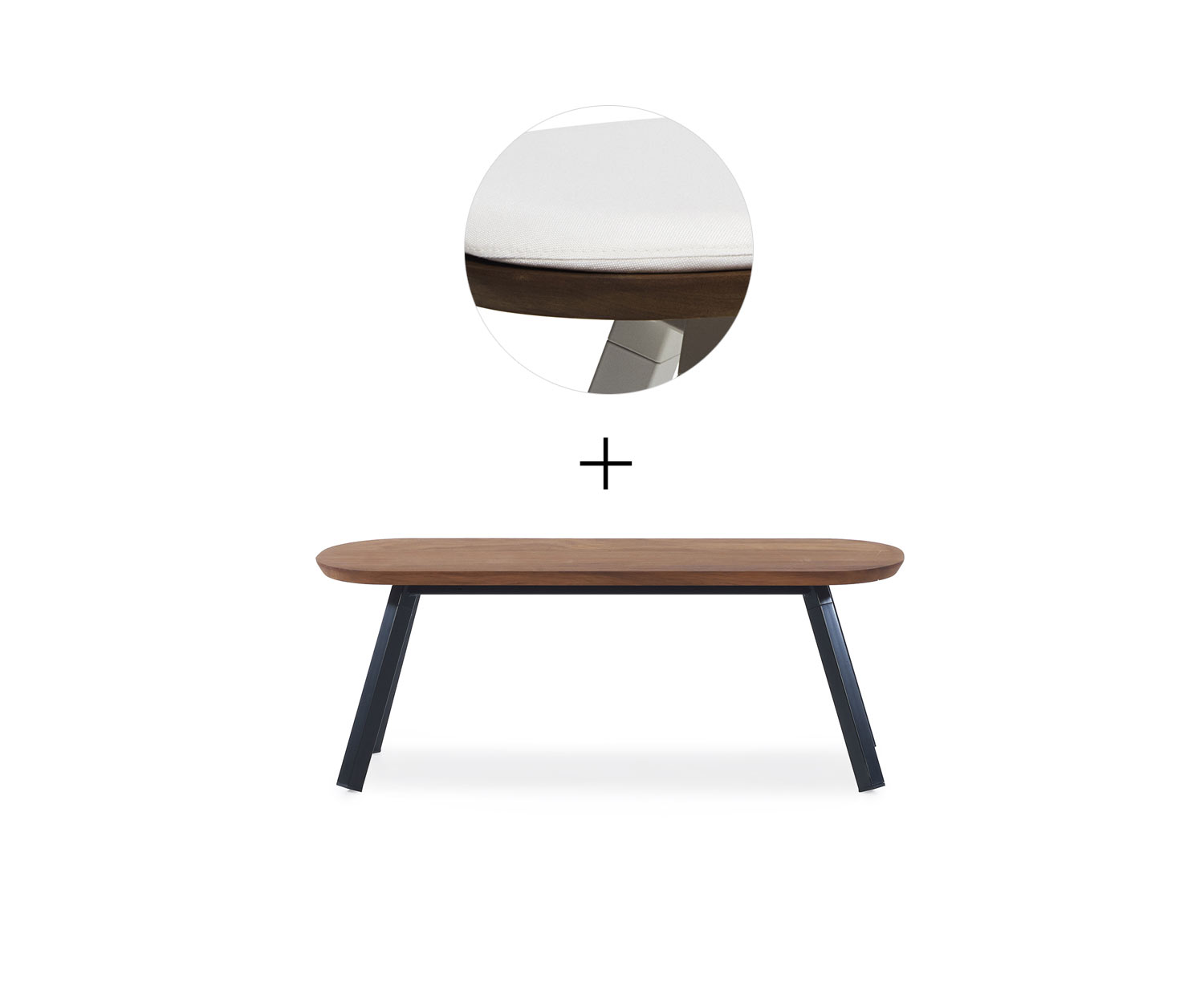 RS Barcelona Ping Pong Bench Nero L120 cm Bianco Outdoor RS Barcelona Ping Pong Bench Nero L120 cm Bianco Outdoor
