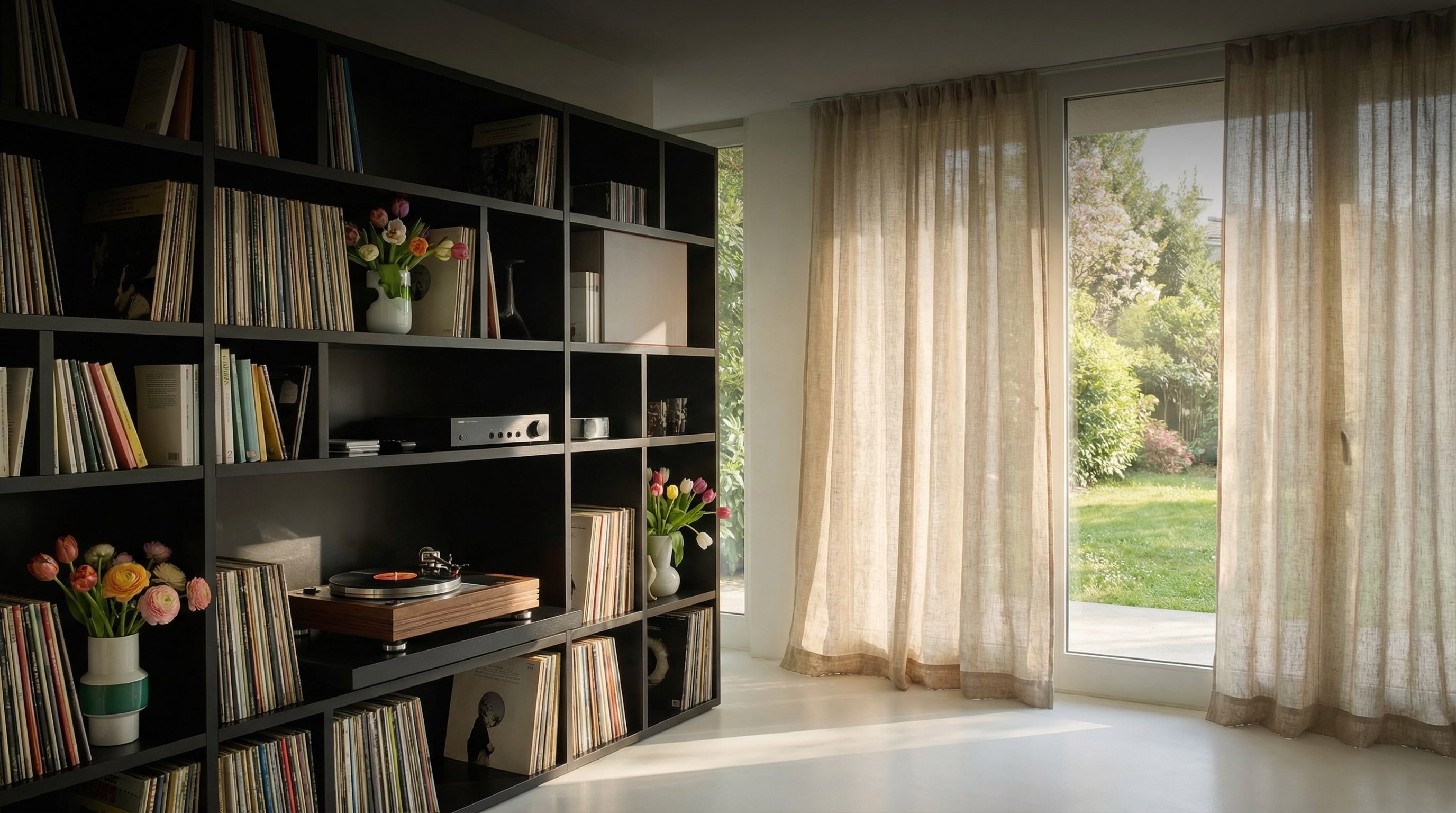 Colonna sonora primaverile: Sistemi di scaffalature per dischi in vinile di lusso