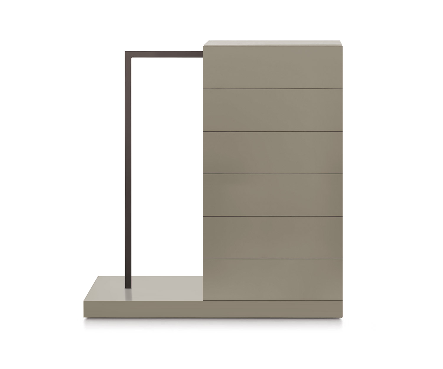 Novamobili Cassettiera alta Easy6 + armadio a sinistra L54cm sabbia opaco333 Novamobili Cassettiera alta Easy6 + armadio a sinistra L54cm sabbia opaco333