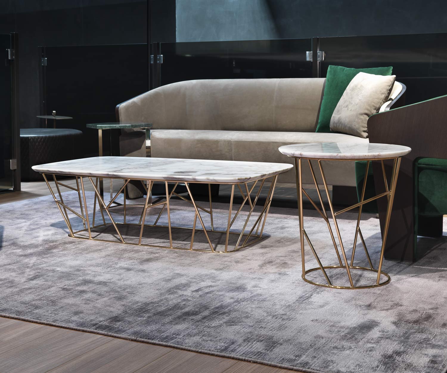 Marelli Tavolino in marmo di Carrara Twig Marelli Tavolino in marmo di Carrara Twig